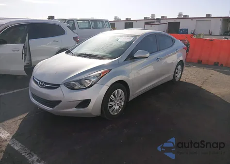2012 Hyundai Elantra Gls (Ulsan Plant) из США, поврежденный, VIN KMHDH4AE1CU270391